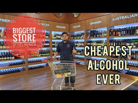 Largest Alcohol Store In Delhi NCR | Liquor Cheaper Than Goa And Duty Free | Discovery Wines L1