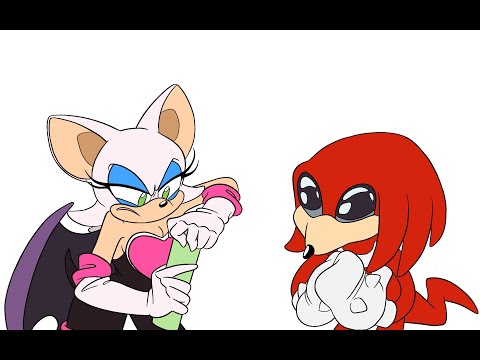 Let me do it for you (Rouge and Knuckles)