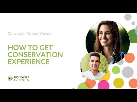 How to get conservation experience