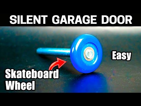 How to Make Your Garage Door SILENT with Space Age Rollers - No Bending the Track