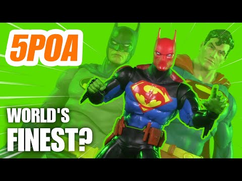 SUPERBATMAN? McFarlane Toys DC Multiverse World's Finest Batman/Superman Fusion Action Figure Review