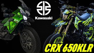 They put a Kawasaki 650klr engine on a Taurus CRX250 chassis 🤯