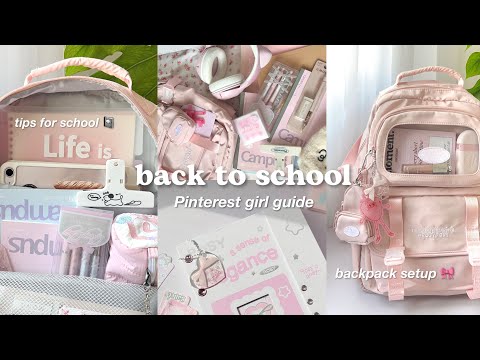 BACK TO SCHOOL PREP 🎧📝tips for school, backpack setup, school supplies and more 📓