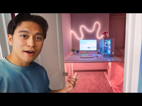 Surprising my GIRLFRIEND with a GAMING SETUP!