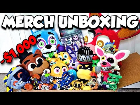 I Spent $1,000 on a FNaF Mystery Box | FNAF FUNKO MERCH UNBOXING