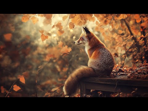 Autumnal Fox TV Art | Frame TV Art | Fall TV Art | Autumn TV Art | Art For Your TV | Landscape Art