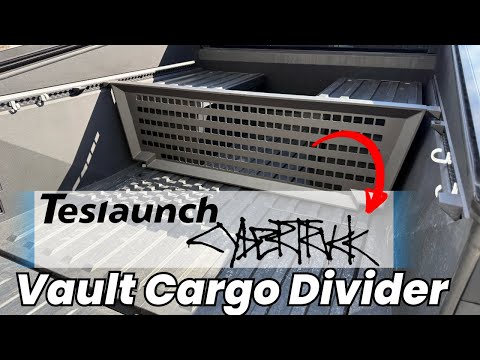 Cybertruck Cargo Divider- Teslaunch Saves!