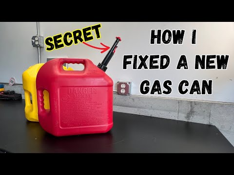 Fix a New Gas Can in 4 Simple Steps.