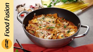 Lasagna in Pan Recipe by Food Fusion