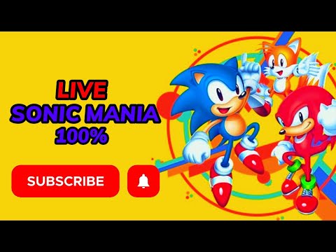 🔷SONIC MANIA🔷 🔥JOGO COMPLETO🔥 🔴AO VIVO🔴