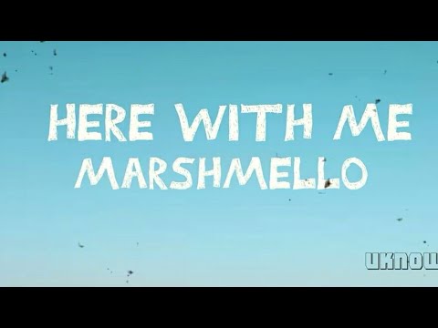 Marshmello | CHVRCHES - Here With Me (Lyrics)