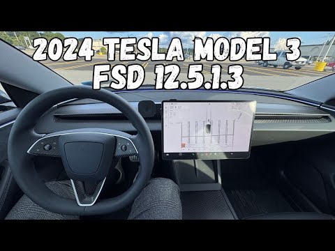 Tesla FSD v12.5.1.3 Daytime With The 2024 Tesla Model 3! GETS BETTER EVERYTIME!