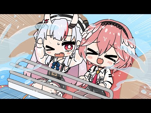 Ayame and Lui and the mildly inconvenient Disney trip【Hololive AnimatedClip/Eng sub】【Ayame/Lui】