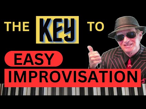 EASY IMPROVISATION - part 2.  Steps to improv in 8th notes. Target and passing tones tutorial.