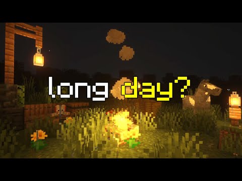 it's about time to get some rest... (minecraft ambiance)