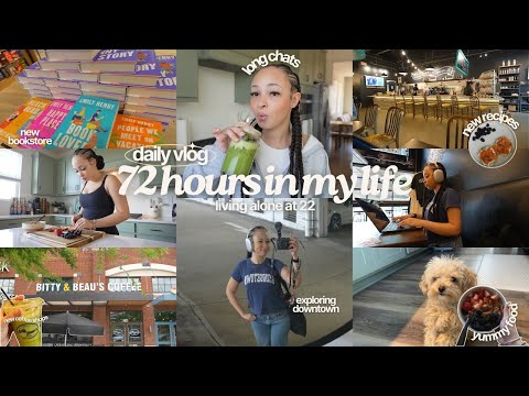 weekly vlog: days in my life living alone at 22 | date nights, new movies, recipes + locations