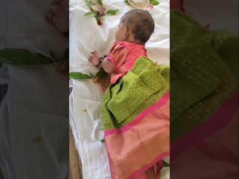 బోర్లా పడడం ఇంత కష్టమా #rollover #cutebaby #4monthsold #milestone #viral #ytshorts