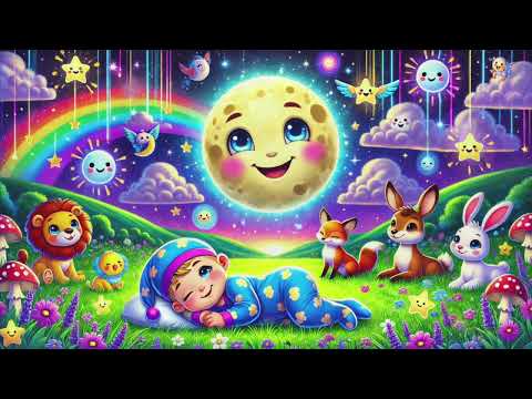 Sleepy Fireflies Lullaby For Babies | Soothing Voice & Relaxing Sleep Music | Asleep In 3 Minutes