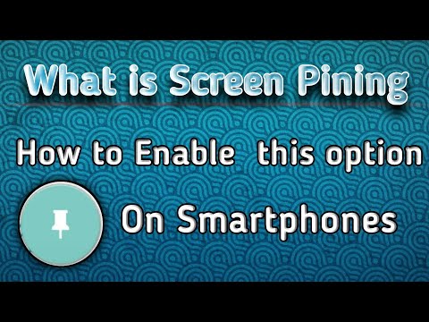 How Screen Pining Works| CONFIGURATION Perfecta para Samsung A3,A5,A6,A7,J2,J5,J7,S5,S6,S7,S9,A10