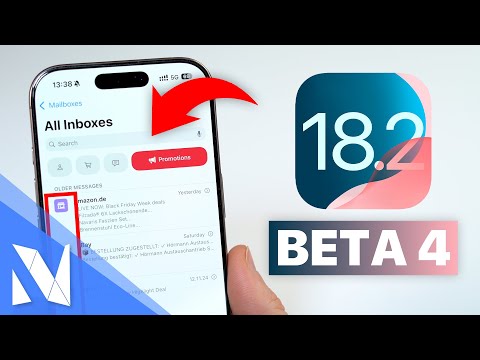 iOS 18.2 Beta 4 - Was ist neu? (Einstellungen, Mail, Kamerasteuerung & Release) | Nils-Hendrik Welk