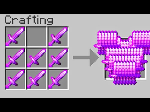 Minecraft UHC but you can craft "Netherite Sword Armor" ..