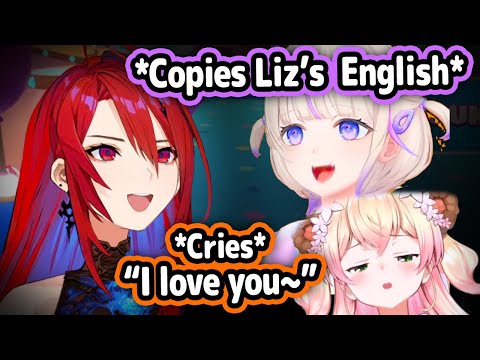 HoloJP Speaking With Liz In English Is Too Cute【Hololive】