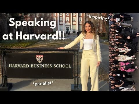 I SPOKE AT HARVARD!!! *controversial???* My experience as a panelist!