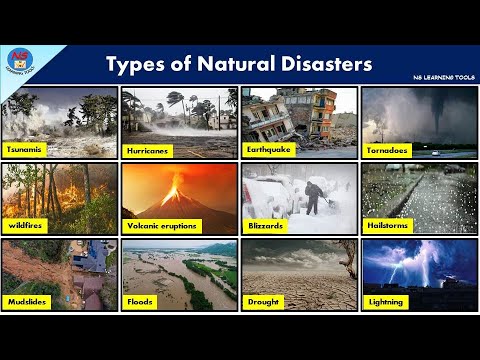 35 Natural Disasters | Natural Disasters vocabulary | Natural Disasters | Natural Disaster list