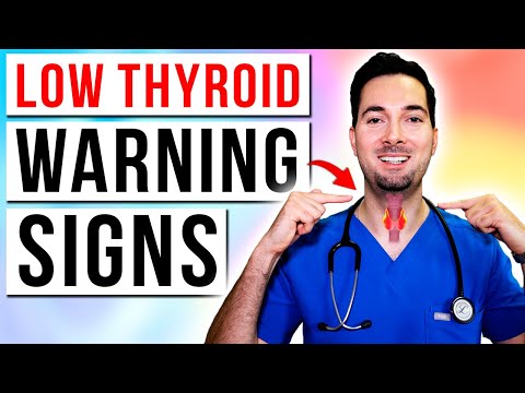 Hypothyroidism symptoms for low thyroid in females and males