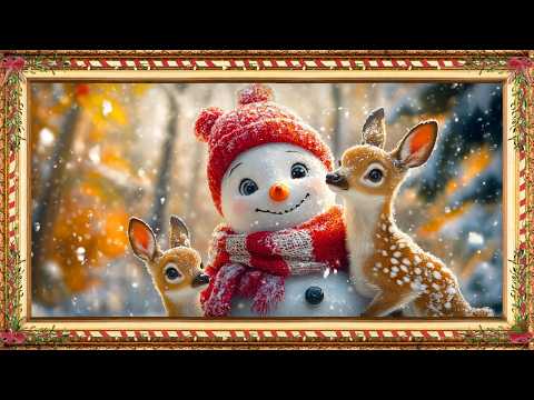 A Magical Walk in the Snow: Winter Snowmen That Tell Stories  | Christmas Art for Your TV in 4K❄️✨