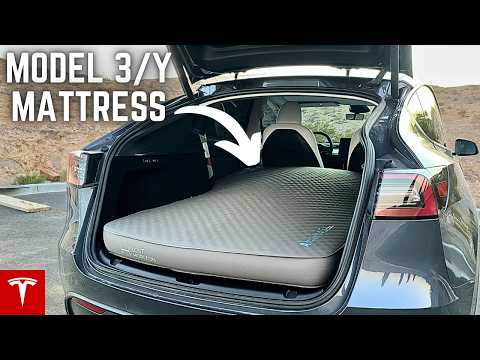 The BEST Mattress For TESLA Camping & Road Trips