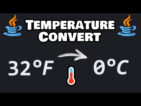 ⭐ Let's code a TEMPERATURE CONVERTER using Java! 🌡️