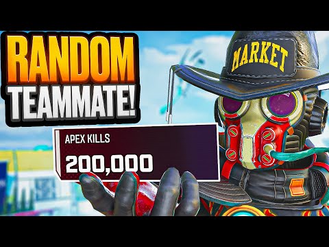 My Random Teammate had 200,000 Kills on Bloodhound! (Apex Legends)