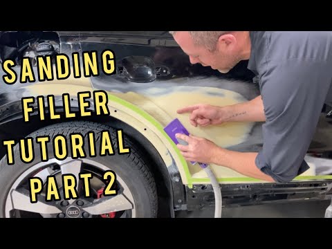 SANDING FILLER ON YOUR CAR - PART 2 - Audi - DIY