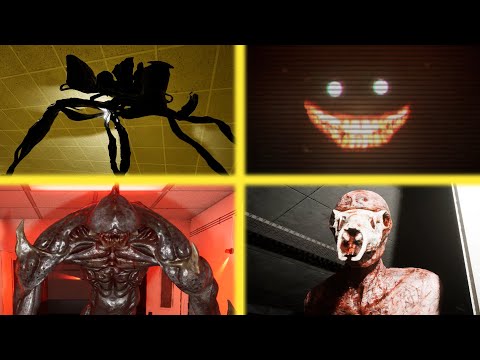 Backrooms Escape Together All Death Jumpscares【4K 60 FPS】