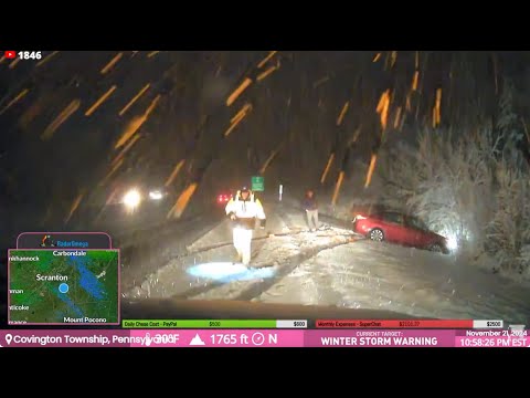 Gouldsboro, PA Snowstorm - Live Stream Archive