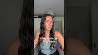 Wavy routine for beginner #wavyhair #routines #routinevlog #pypシ #pov #youtubevideo #hairstyle #yt