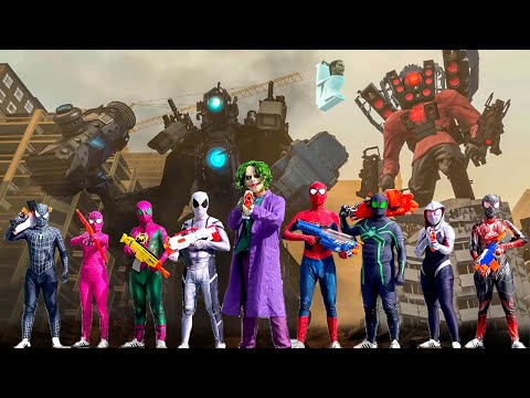 Superheroes vs Skibidi Toilet multiverse || SPIDER-MAN's Story New Season ( Action , Funny ...)