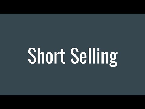 Short Selling