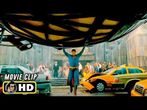 SUPERMAN RETURNS Clip - "Lifting Daily Planet Globe" (2006) DC