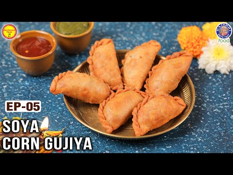 Protein Rich Soya Corn Gujiya | Diwali Special Snack Recipe | Ep-05 Nutrilicious Meals | Chef Ruchi