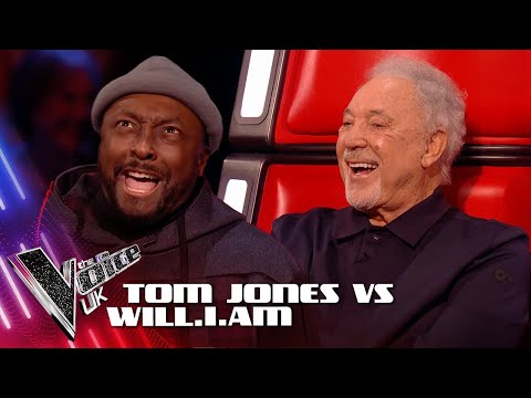 Will.i.am and Sir Tom Jones go head to head! 🥊 | The Voice UK 2024