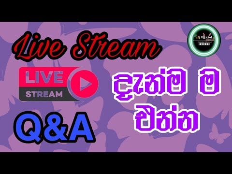 Live Stream & Q&A දැන්ම ම එන්න.||#short#shortfeed#sinhala#livestream