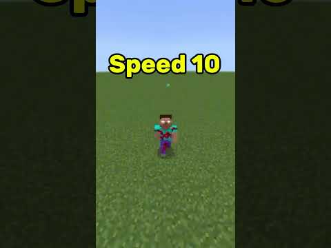 Minecraft SPEED Comparison! #minecraft #shorts