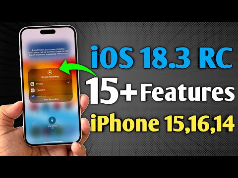 iOS 18.3 RC - 15+ New Features in iPhone 15, iPhone 16, iPhone 13 with apple intelligence