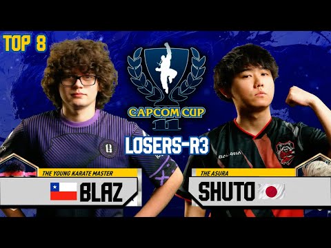 🔥Capcom Cup 11 - Top 8 LOSERS ROUND 3- SHUTO (akuma) vs. BLAZ (ryu)