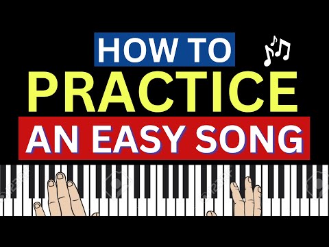 EASY PIANO PRACTICE TIPS:  3 part harmony and jazz phrasing. "Fly Me To The Moon. Beginner Jazz.