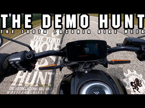 100TH LACONIA BIKE WEEK - TURD WOLF HUNT DAY 2 - DEMO DAY