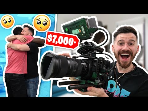 SURPRISING MY EDITOR WITH A $7,000 CAMERA!! *JAY FACE REVEAL*