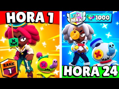 COMPRE Y JUGUE ¡24 HORAS! 😵 Con LA NUEVA BRAWLER JUJU (MUY ROTA)